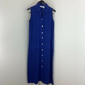 Private Edition By Chico's Linen Maxi Dress  Small